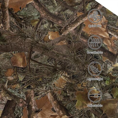 Camo Baseball Cap Adjustable Camouflage Hat Unisex Fishing Hat for Outdoor Sports One Size in Saudi Arabia