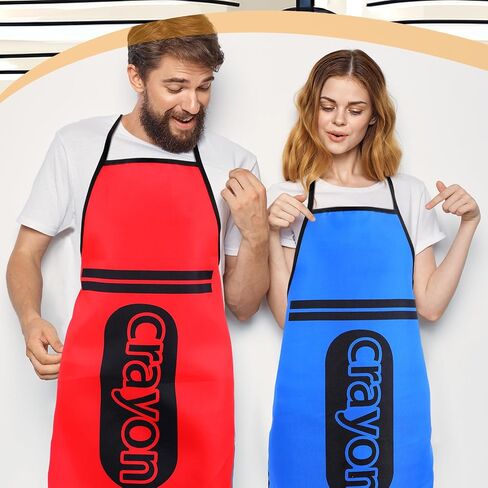 Liitrsh 12 Pcs Group Halloween Crayon Apron Adults Bulk Color Crayon Costumes Set for Dress Outfit Fancy Halloween Family Cosplay in Saudi Arabia