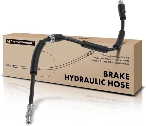 A-Premium Front Driver or Passenger Brake Hydraulic Hose Compatible with BMW Models - X5 2007-2018, X6 2008-2019 - Replace# 34306887451 in Saudi Arabia