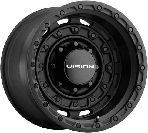 Vision 403 TACTICAL Custom Wheel - 18x9.5, -18 Offset, 8x180 Bolt Pattern, 124.2mm Hub - Satin Black Rim in Saudi Arabia