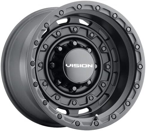 Vision 403 TACTICAL Custom Wheel - 18x9.5, -18 Offset, 8x180 Bolt Pattern, 124.2mm Hub - Satin Black Rim in Saudi Arabia