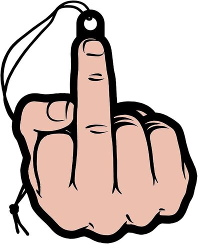 Middle Finger Air Freshener (Peach-colored) in Saudi Arabia