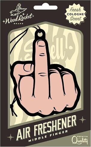 Middle Finger Air Freshener (Peach-colored) in Saudi Arabia
