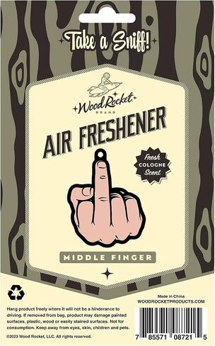 Middle Finger Air Freshener (Peach-colored) in Saudi Arabia