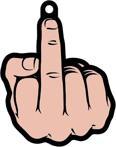 Middle Finger Air Freshener (Peach-colored) in Saudi Arabia