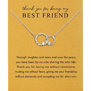 Birthday Gifts for Mom, Grandma, Best Friend, Sister, Aunt, NANA, Thank You Gifts Relationship Necklace for Women in Christmas Mother's Day in Kuwait