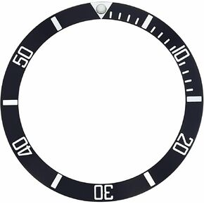 Ewatchparts Bezel Insert Compatible With Omega Seamaster Professional 200M 396.1041 Black 37mm x 31mm in Saudi Arabia