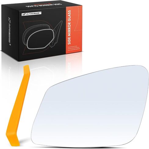 زجاج مرآة ساخن على الجانب الأيسر من A-Premium متوافق مع BMW 528i 528i xDrive 535d 535i 535i GT 535i GT xDrive 550i 740i 740Li 750i 750Li 760Li، 2009-2016، 7.09 بوصة × 4.72 بوصة × 1.18 بوصة in Saudi Arabia