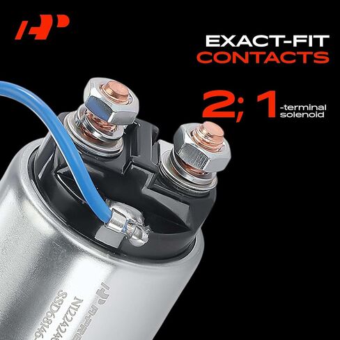 A-Premium Starter Solenoid Compatible with Nissan Models - Altima 1993-1995, Sentra 1988-1994, 240SX 1989-1990 - 12V in Saudi Arabia