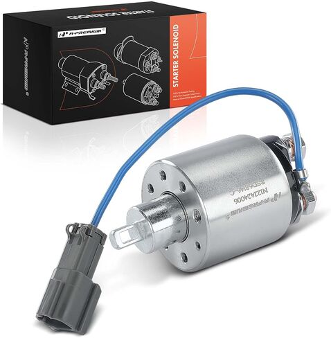 A-Premium Starter Solenoid Compatible with Nissan Models - Altima 1993-1995, Sentra 1988-1994, 240SX 1989-1990 - 12V in Saudi Arabia
