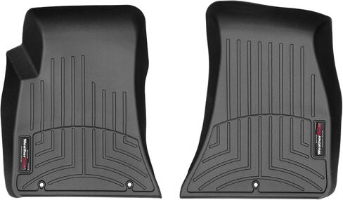 WeatherTech Custom Fit FloorLiners for Dodge Challenger - 1st Row (4410491), Black in Saudi Arabia