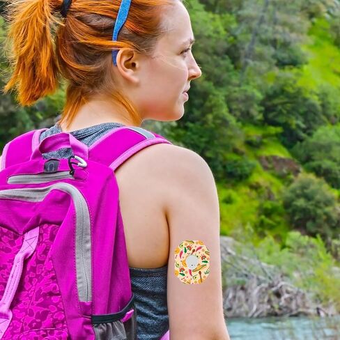 25 قطعة لاصقة لجهاز Dexcom G7، 5 أغطية شاشة مستشعر أنماط الجمجمة مع فتحات قابلة للتنفس وملصقات مستشعر لاصقة مقاومة للماء CGM فوق الرقع in Saudi Arabia