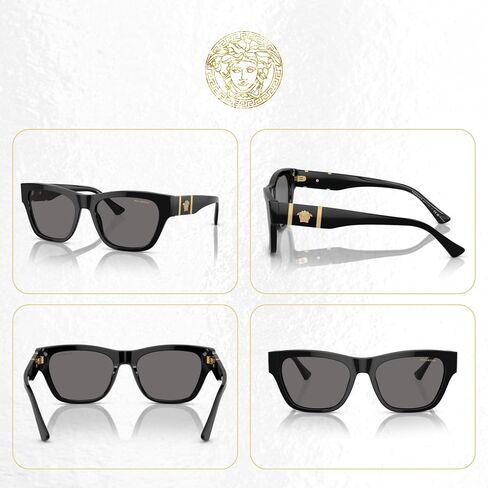 Versace VE4457 Square Sunglasses for Men +BUNDLE with ACCESSORY EYEWEAR KIT in Saudi Arabia
