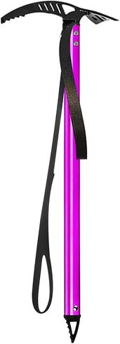 فأس الجليد للتخييم في الهواء الطلق، أداة تسلق الجبال من سبائك الألومنيوم، أداة تسلق الجبال، تصميم خفيف الوزن، 70 سم in Kuwait