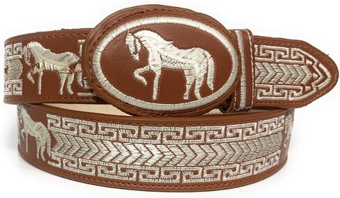 Men's Embroidered Charro Belt, Cinto Charro Bordado in Saudi Arabia
