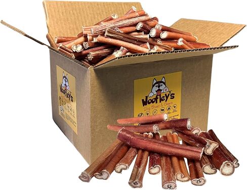 أعواد الفتوة العادية بحجم 4-5 بوصات من Woofley - (20 قطعة) - أعواد الفتوة للكلاب - عصا مضغ للكلاب تدوم طويلاً in Saudi Arabia
