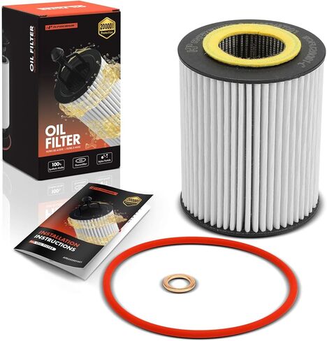 A-Premium 20K Miles Upgrated Protection Oil Filter Compatible with BMW & Ford Models - X5, X3, GT, 320i, 323Ci, 323i, 323is, 325Ci, 325i, 325xi, 328Ci, 328is, 330Ci, 330i, 330xi, 525i, 530xi, Z3, Z4 in Saudi Arabia