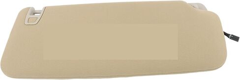 munirater Passenger Sun Visor Mirror Beige Right Replacement for 2007-2014 Silverado Tahoe Yukon Suburban Escalade 22850310 in Saudi Arabia