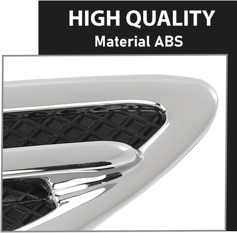 G-PLUS Left Fender Vent Insert Chrome Molding Trim, Compatible with Ford Escape 2013-2015, Driver Side, FO1266100, CJ5Z16228AA in Saudi Arabia