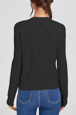 Cakulo Womens Cropped Cardigan Sweaters Lightweight Open Front Knit Cardigans Fall Outfits Fashion Clothes 2025 in Saudi Arabia