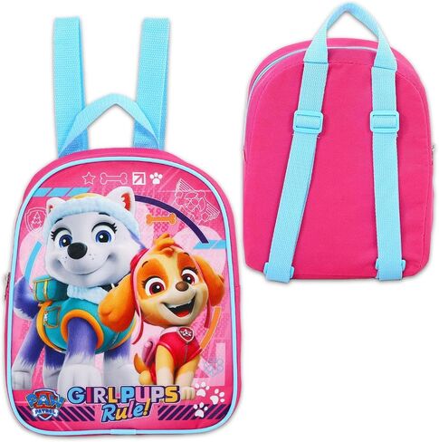 Paw Patrol Mini Backpack for Girls - Bundle with 10" Small Backpack Featuring Skye and Everest Plus Stickers, Water Bottle, More | Paw Patrol Travel Bag Set for Kids in Saudi Arabia