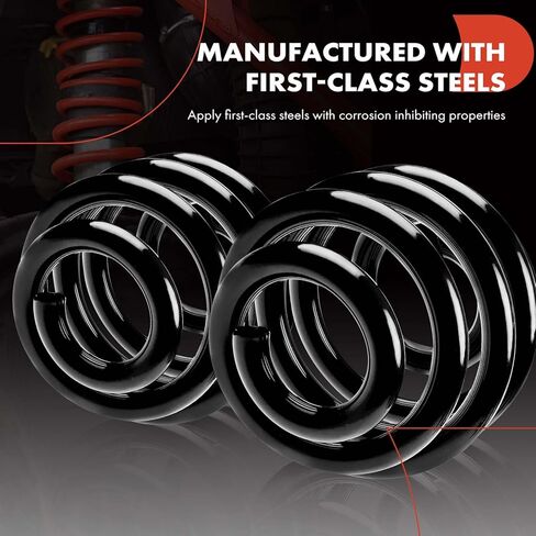 A-Premium 2Pcs Rear Suspension Coil Spring Set Compatible with Kia Sportage 1995-2002 L4 2.0L, Driver and Passenger Side, Replace# 0K01828010A, 0K01828011D in Saudi Arabia