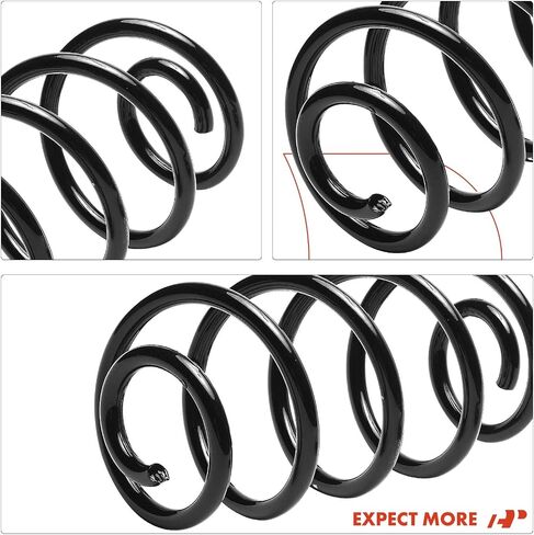A-Premium 2Pcs Rear Suspension Coil Spring Set Compatible with Kia Sportage 1995-2002 L4 2.0L, Driver and Passenger Side, Replace# 0K01828010A, 0K01828011D in Saudi Arabia