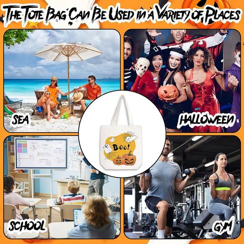 حقائب هدايا الهالوين للخدعة أو العلاج للنساء، حقيبة قماشية قابلة لإعادة الاستخدام in Kuwait