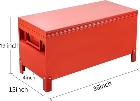 Aluminum Truck Tool Box Jobsite Storage Box Toolbox Chest Cabinet Heavy Duty Truck Bed Toolbox Gangboxes Tools Organizer Pick Up Truck Bed RV Trailer With Side Handles in Saudi Arabia
