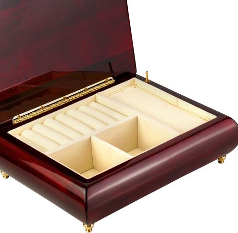 Noble Pack Mother of Pearl Jewelry Music Box For Women Wooden Large Music Box (Large) in Kuwait