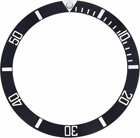 Ewatchparts Bezel Insert Compatible With Omega Seamaster Professional 200M 396.1041 Black 37mm x 31mm in Saudi Arabia