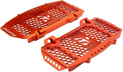 Tusk Billet Radiator Guards Orange Compatible with KTM 300 XC-W 2019-2025/300 XC 2019-2025 in Saudi Arabia