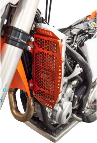 Tusk Billet Radiator Guards Orange Compatible with KTM 300 XC-W 2019-2025/300 XC 2019-2025 in Saudi Arabia