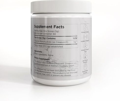 Centenarius Nutrition Creapure® Creatine Monohydrate Powder Supplement - Creatine for Women and Men - Unflavored Micronized Creatine Powder for Strength & Endurance in Saudi Arabia
