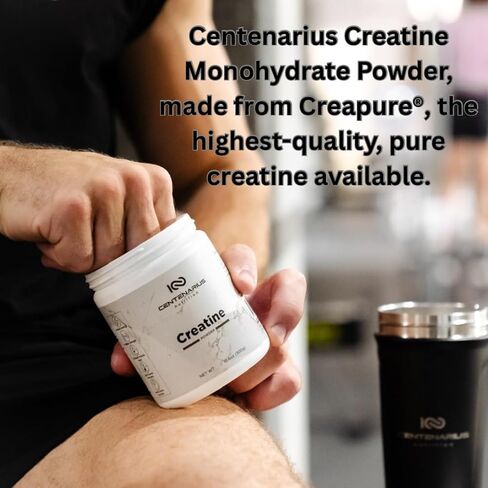 Centenarius Nutrition Creapure® Creatine Monohydrate Powder Supplement - Creatine for Women and Men - Unflavored Micronized Creatine Powder for Strength & Endurance in Saudi Arabia
