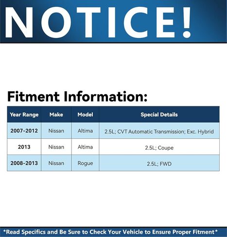محور ديترويت - 2.5L محور السيرة الذاتية الأيمن الأمامي لـ 2007-2013 Nissan Altima Rogue 2008 2009 2010 2011 2012 استبدال عمود المحور السيرة الذاتية للركاب in Saudi Arabia