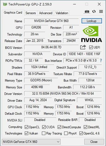 QTHREE Geforce GTX 750 4GB Graphics Card,GDDR5,128Bit,GPU Video Card for PC Gaming,PCI Express x16,HDMI, DVI, VGA,Dual Fans Cooling,Low Power in Kuwait