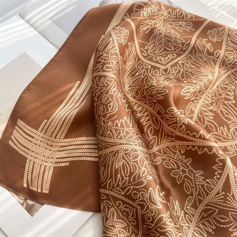 100% وشاح حريري التوت النقي 26 "x 26" وشاح مربع المرأة منديل الحجاب وشاح الشعر باندانا هدية معبأة in Kuwait
