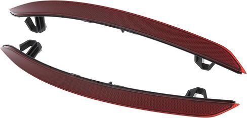 Motoforti Bumper Reflector Bumper Reflector Side Marker for Volvo XC60 2018-2021 Rear Plastic No.31656677/32293628/31656678/32293627 Red Durable in Saudi Arabia