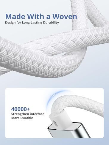 140W USB-C to Magnetic 3 Cable for MacBook Power Adapter, Nylon Braided Safe 3 Cable Compatible with MacBook Air 2024 M3 Pro & Max 13" 15", MacBook Pro 2021 2023 14" 16", MacBook Air 2022 2023, 6.6ft in Kuwait