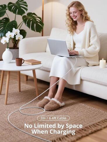 140W USB-C to Magnetic 3 Cable for MacBook Power Adapter, Nylon Braided Safe 3 Cable Compatible with MacBook Air 2024 M3 Pro & Max 13" 15", MacBook Pro 2021 2023 14" 16", MacBook Air 2022 2023, 6.6ft in Kuwait