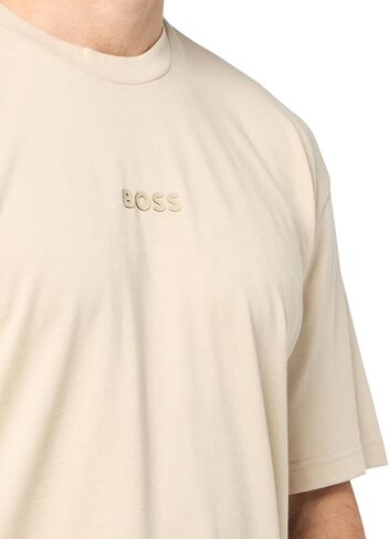 تي شيرت قطني بشعار Tonal Center للرجال من BOSS in Saudi Arabia