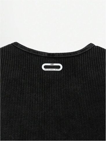 Men's Graphic Tees Ribbed Knit Long Sleeve Washed Fitted Top Crewneck Vintage T Shirts Streetwear in Saudi Arabia