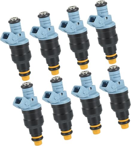 Fuel Injector No.F1TZ-9F593-D Fuel Injection Nozzle for Ford F-250 1991-1995 7.5L for Ford F-350 1991-1997 7.5L Blue 8 Pcs Auto Replacement Parts in Saudi Arabia