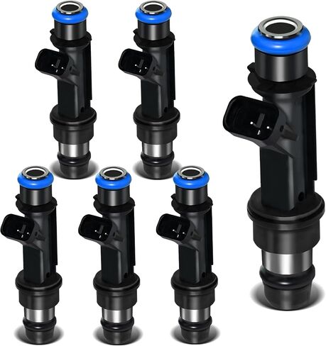 Fuel Injectors 17113680 Set of 6 Compatible with Chevrolet Trailblazer 2002-2007,for GMC Envoy 2002-2007,for Envoy XL 2002-2006,for Isuzu Ascender 2003-2007 L6 4.2L Replace 25313185 in Saudi Arabia