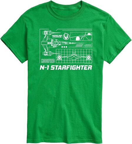 STAR WARS - The Mandalorian N1 Starfighter - Men's Short Sleeve Graphic T-Shirt in Saudi Arabia