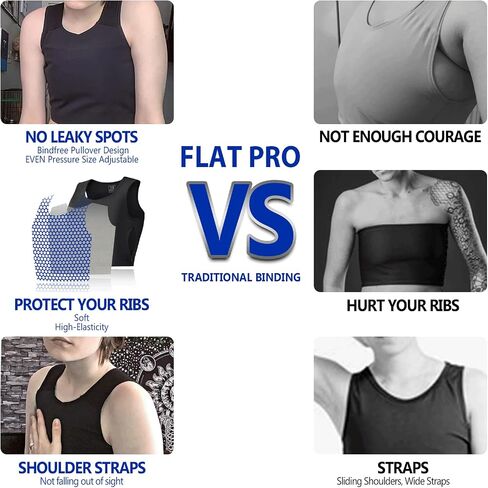 Wonababi Chest Binder Corsets, Flat Pro Trans Binder with Both Side Zipper in Saudi Arabia