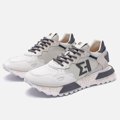 The NSJ358 is a Modern Sneaker Made of Leather, It has a Sporty Made by a Stylish Design for Outstanding Look, Durability and Comfort. in Kuwait