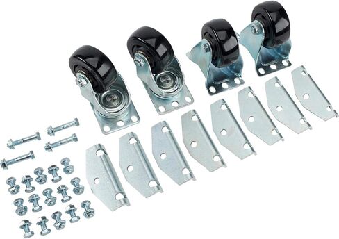 Speedway Motors Rolling Engine Storage Stands, Fits S/B Ford, Light and Compact Engine Stand for Easy Mobility, Includes 2 Swivel Casters and 2 Non-Swivel Casters in Saudi Arabia