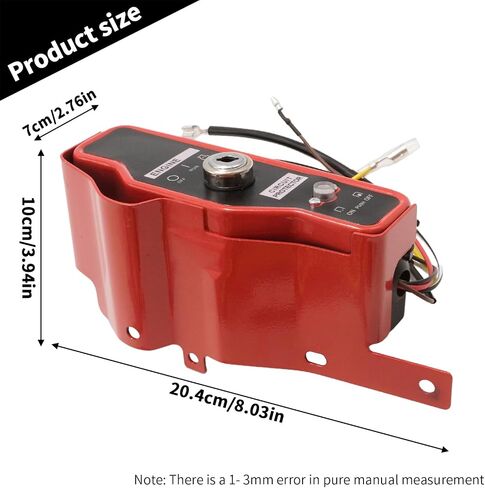 Ignition Key Switch Box, Replacement for Honda GX340 GX390 11HP 13HP 15HP Gas Engines, Replacement for Harbor Freight Predator 420cc Engine in Saudi Arabia
